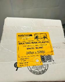 24' x 50' new backyard skating rink liner (white) - hockey - Photo 3