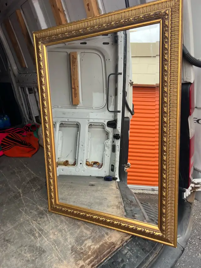 Free delivery used Stanley Monarch Decor Mirror 24x36'