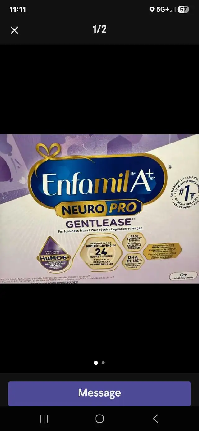 enfamil neuropro gentlease