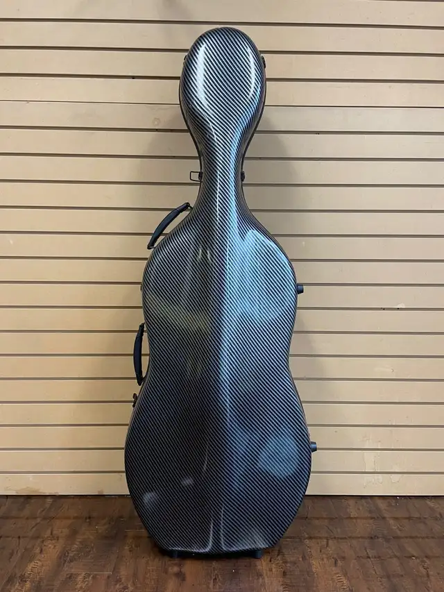 Cello Case 4/4 Full Size Grey with Strips 7.9 lb Wheels $160 off