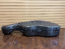 Cello Case 4/4 Full Size Grey with Strips 7.9 lb Wheels $160 off - Photo 6