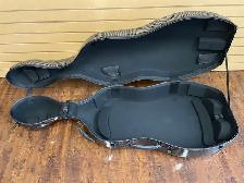 Cello Case 4/4 Full Size Grey with Strips 7.9 lb Wheels $160 off - Photo 8
