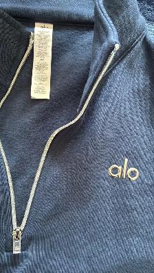 Alo yoga men’s quarter zip sweater medium - Photo 2