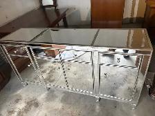 Free delivery used Mirrored Sideboard with 4 Drawers - Photo 4