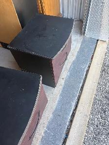 Free delivery used Pair of 2-Drawer Nightstands - Photo 8
