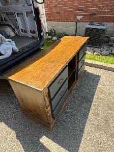 Free delivery Wooden dresser Solid Oak with 6 drawers - Photo 6
