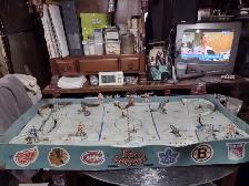 Jeu de hockey sur table vintage années 1950-1960