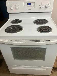 coil top stoves $500 tax in one year warranty
