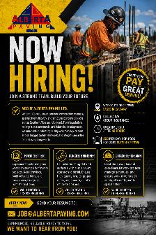 Alberta Paving Ltd. is hiring