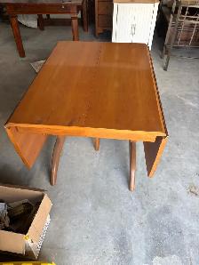 Free delivery antique Wooden Dining Table (1950-1960) - Photo 2