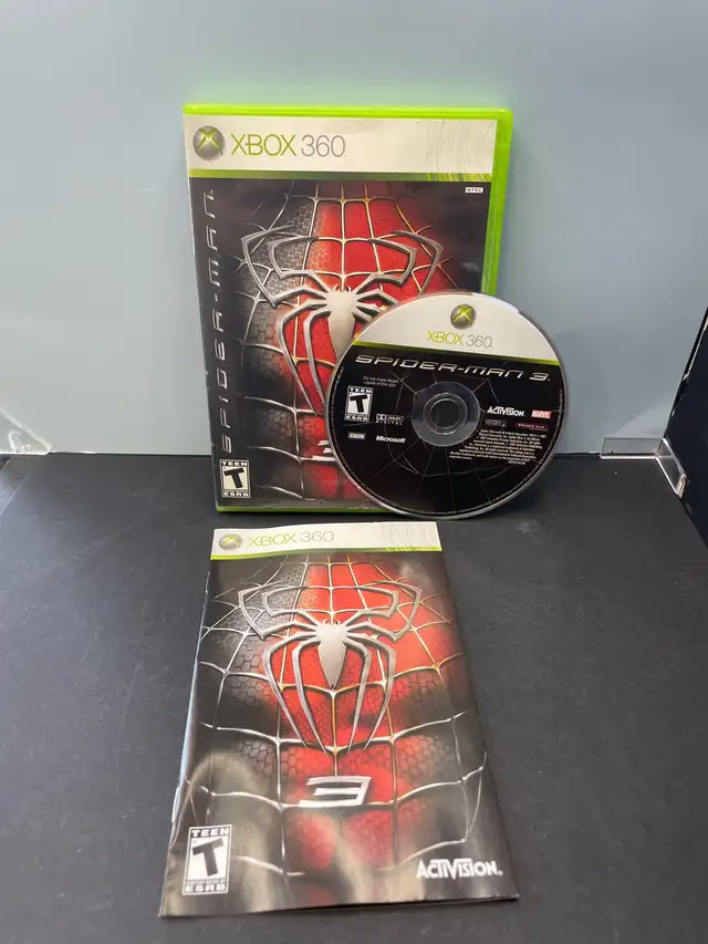 XBOX 360 SPIDER-MAN 3 W/MANUAL