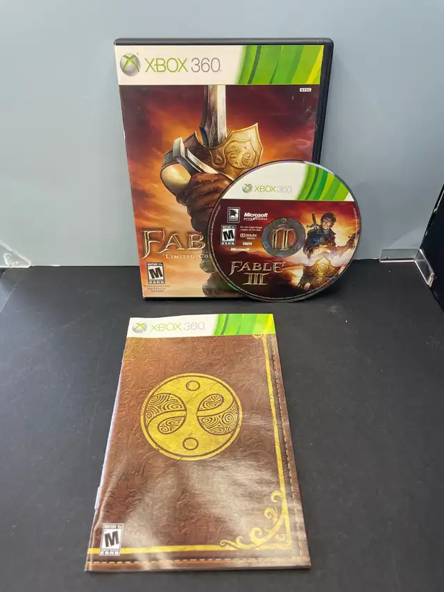 XBOX 360 FABLE III W/MANUAL
