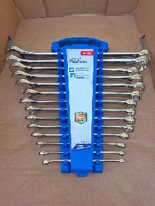 Mastercraft Combination Wrench Set 14 pc. Metric, Nickel-Chrome - Photo 4