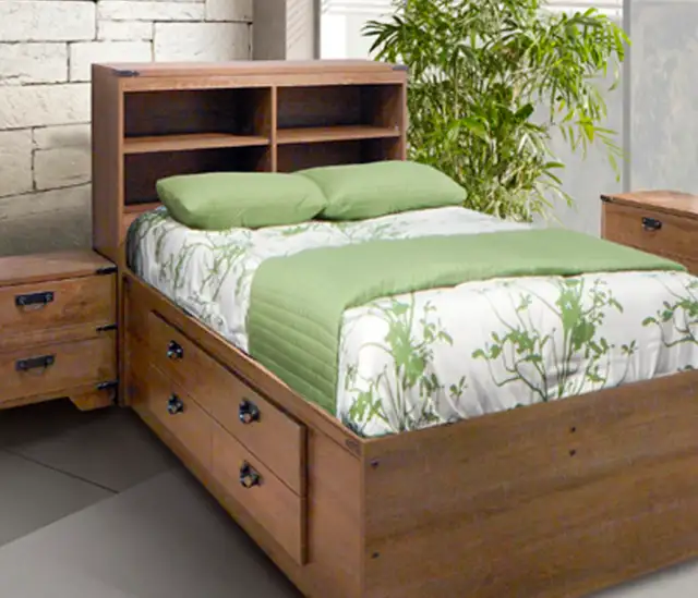 BOOKCASE SINGLE HEADBOARD