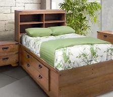 BOOKCASE SINGLE HEADBOARD
