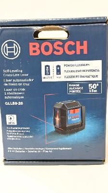 Bosch Laser Model GLL-50-20 Self Leveling Cross Line Laser NEW