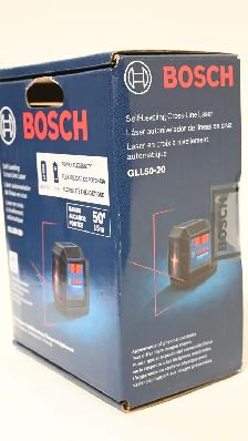 Bosch Laser Model GLL-50-20 Self Leveling Cross Line Laser NEW - Photo 2