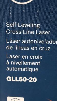 Bosch Laser Model GLL-50-20 Self Leveling Cross Line Laser NEW - Photo 7