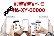 Premium 00000 easy to remember Vip phone number 416-XY-00000