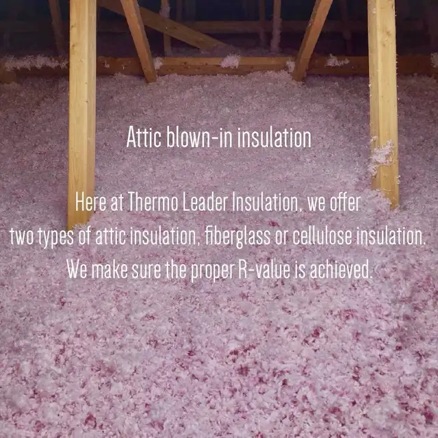 Attic insulation/ spray foam
