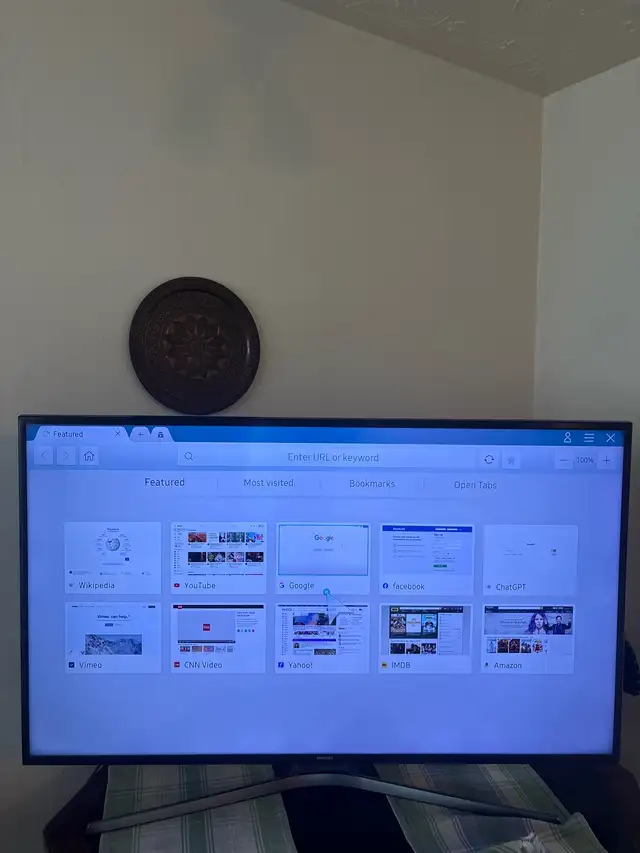 4K Samsung Smart TV 50 Inch UN50MU6070F