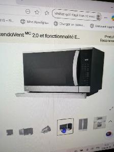 Micro-ondes LG   WIFI   Hotte ExtendaVent - Photo 4