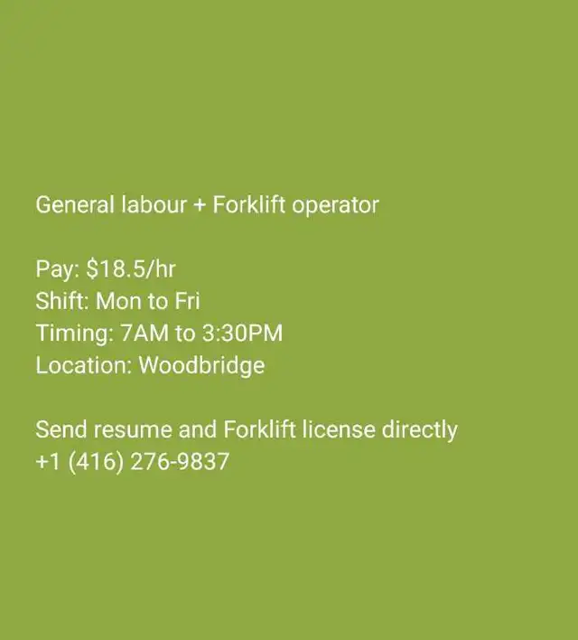 Manual picking   Forklift operator (Reach)