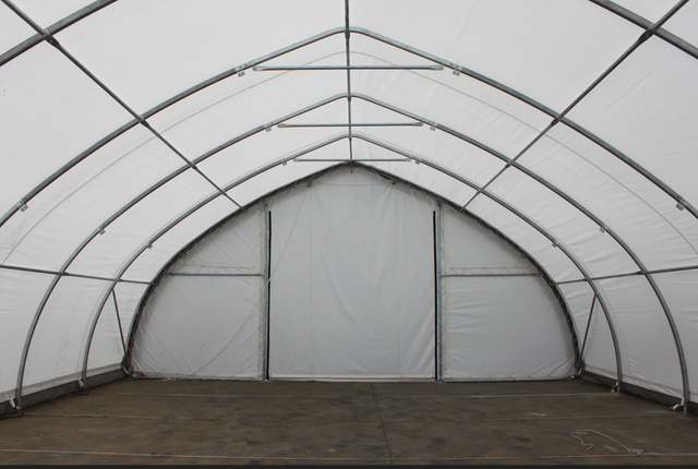 Bâtiment d'entreposage commercial en acier 30x65x15