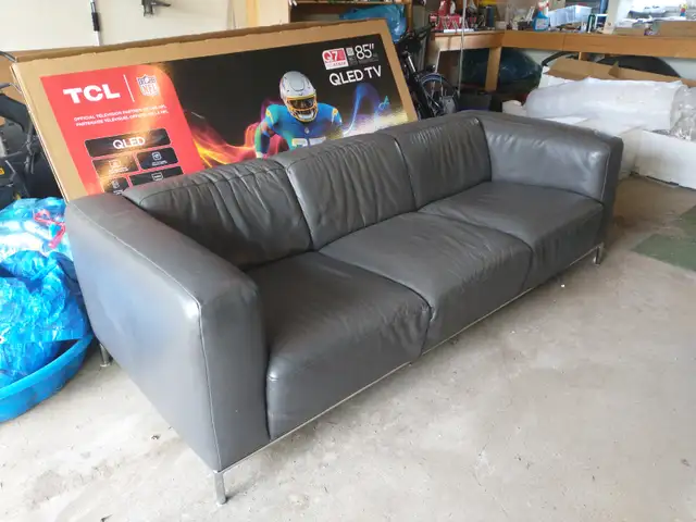 Leather couch