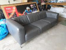 Leather couch