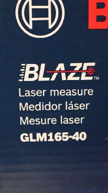Bosch Tape Measuring Laser Blaze 165ft Model GLM165-40 Brand New - Photo 3