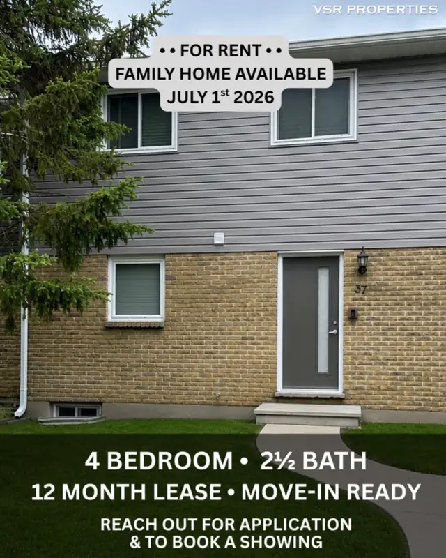 Family home- Available July 1