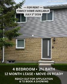 Family home- Available July 1