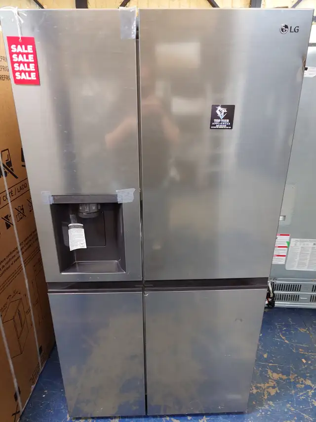 LG '36' Stainless Steel Side-by-Side Fridge on Sale‼️