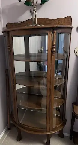 Antique china cabinet.