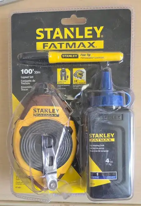 Stanley FatMax 100 foot Layout Set