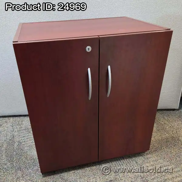 Teknion Autumn Maple 2 Door Storage Credenza Cabinet
