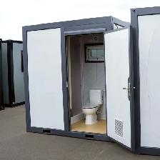 Toilettes extérieures avec douche - Photo 4