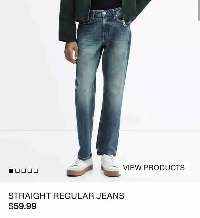 hm mens jeans size 32