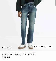 hm mens jeans size 32