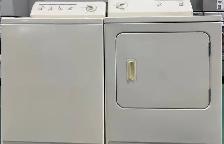 Kenmore Creamy White Washer&Dryer Set (Top Load)