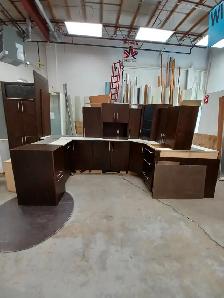 Espresso Kitchen Cabinet Set