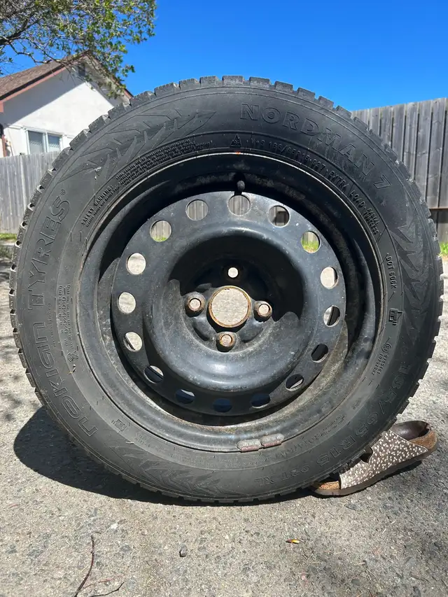 4 winter tires on rims