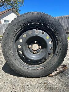 4 winter tires on rims