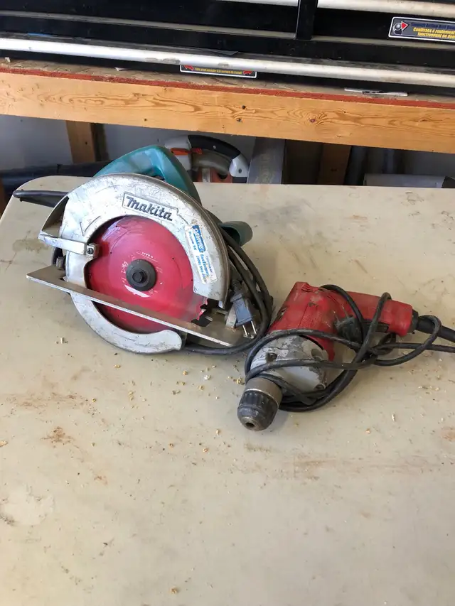 makita skill saw and drill