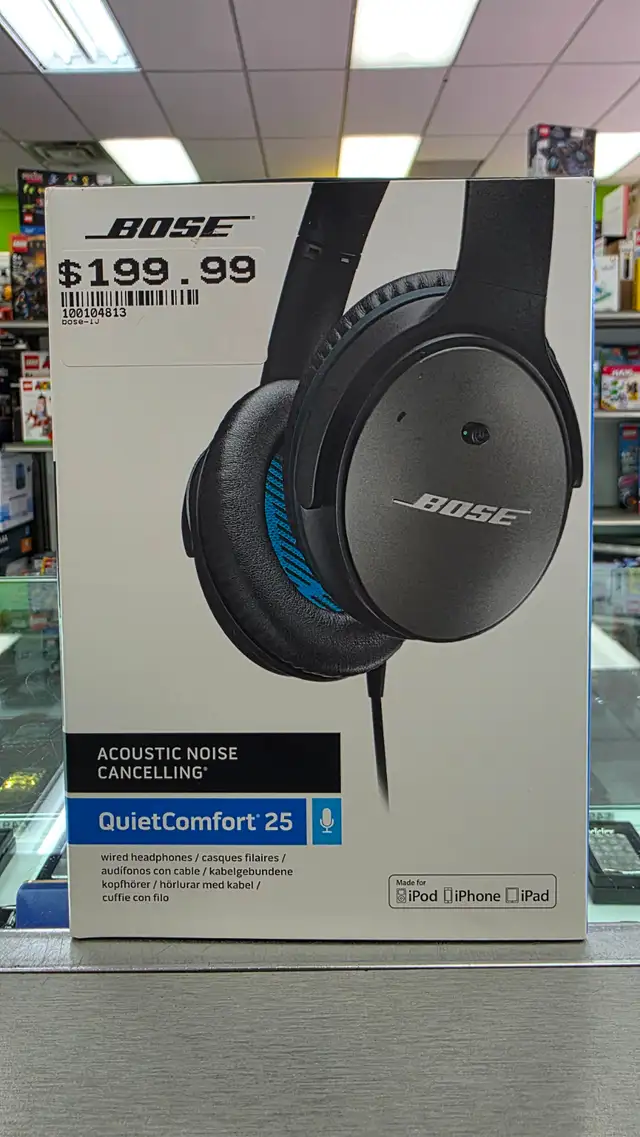 Bose QuietComfort 25 Wired Headphones - BRAND NEW