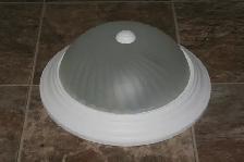 CEILING LIGHTING 13 inch circular $10/frosted light shades $5ea