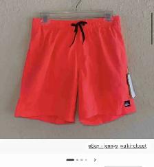 coral quick silver shorts