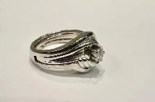 Custom design Natural Diamond Wedding Set - Photo 2