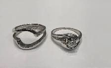 Custom design Natural Diamond Wedding Set - Photo 3